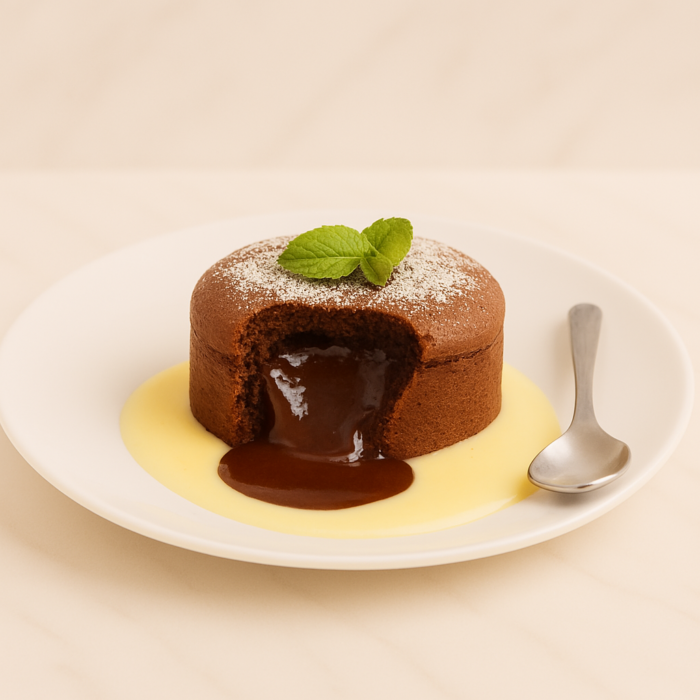Cœur coulant Chocolat + 1€