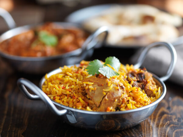 Biryani au poulet.