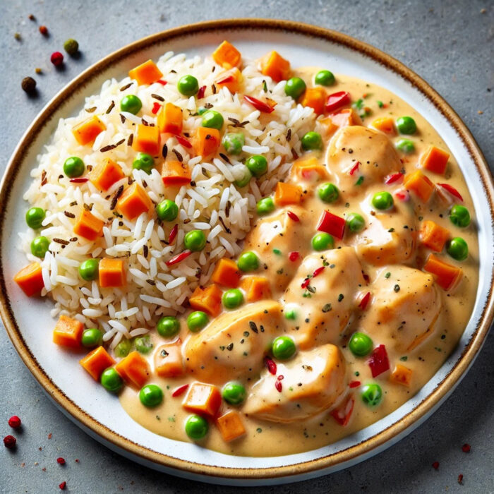 POULET AU CURRY VERT
